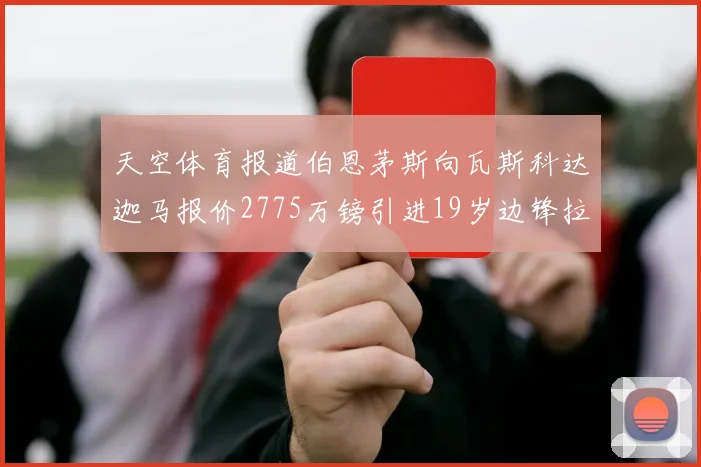 天空体育报道伯恩茅斯向瓦斯科达迦马报价2775万镑引进19岁边锋拉扬